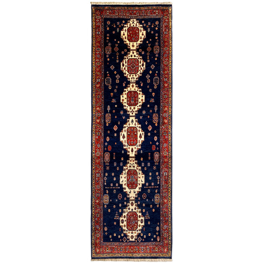 Qashqai Exklusiv Läufer Teppich 337x102 cm - German Carpet Shop