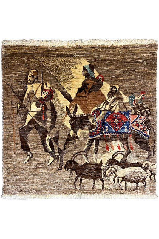 Qashqai Exklusiv (88x78cm) - German Carpet Shop