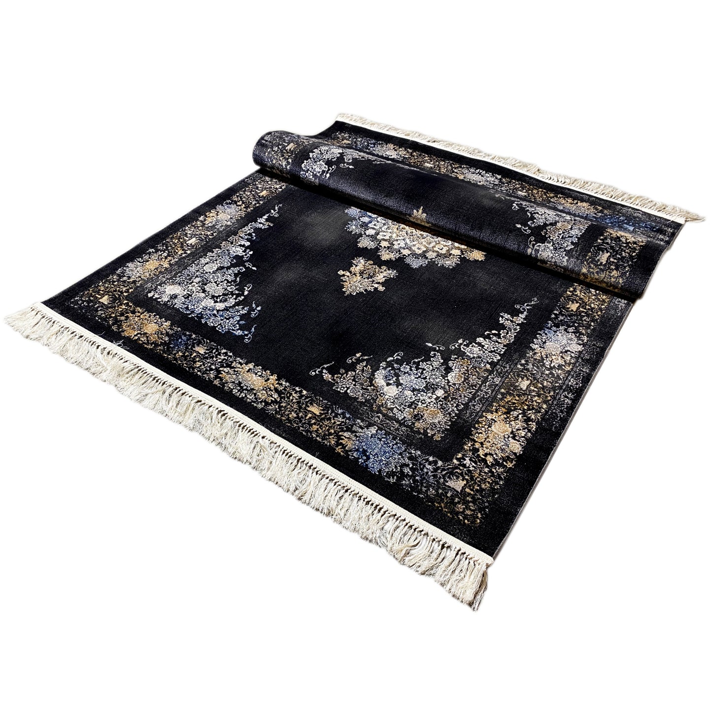 Rechteckiger, maschinell hergestellter Teppich 160x230 Modernes Dekor für Diele.