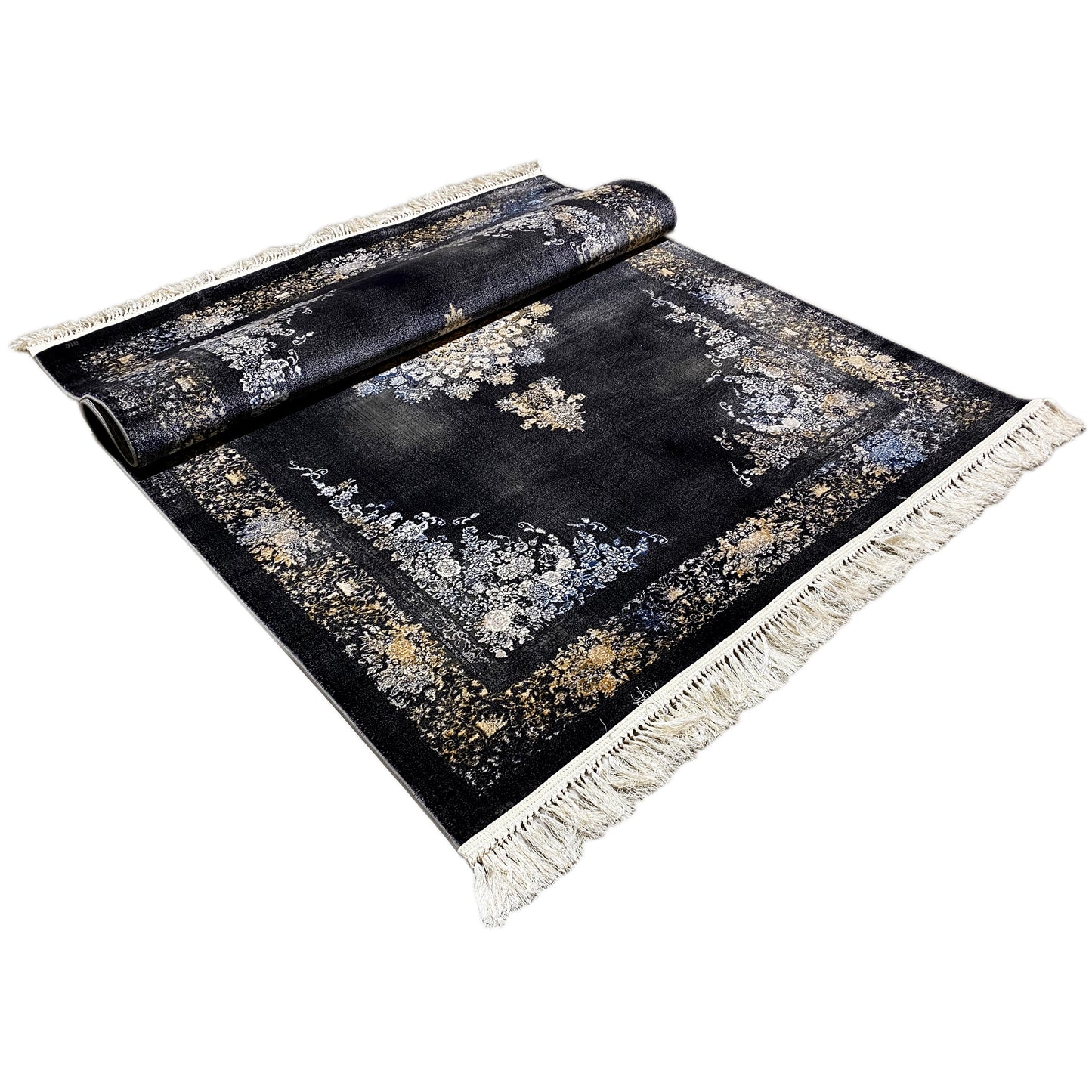 Langlebiger Teppichboden Polypropylen 160x230 mit Anti-Schmutz-Fasern.