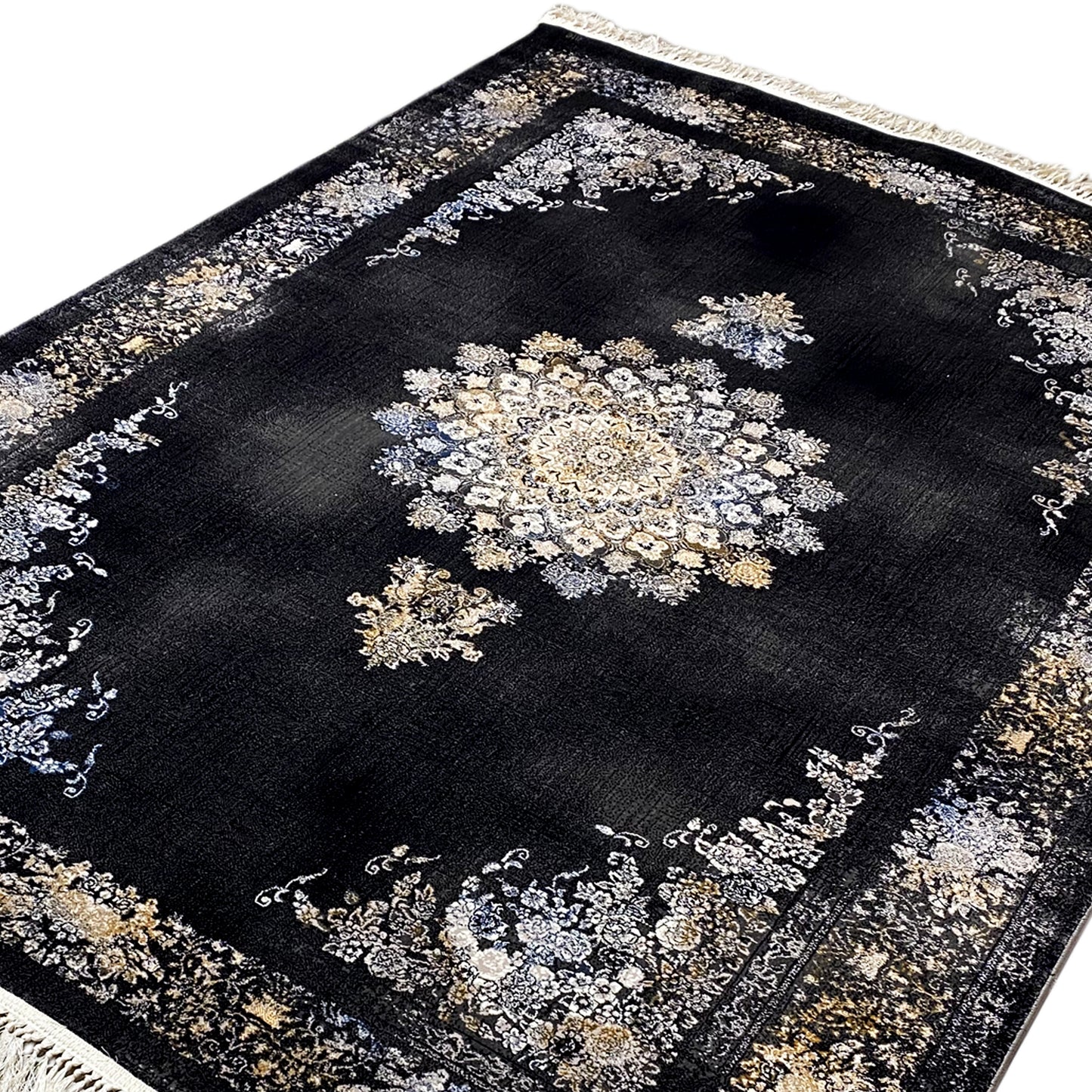 Teppich Grau 160x230 Modernes Geometrisch Muster.