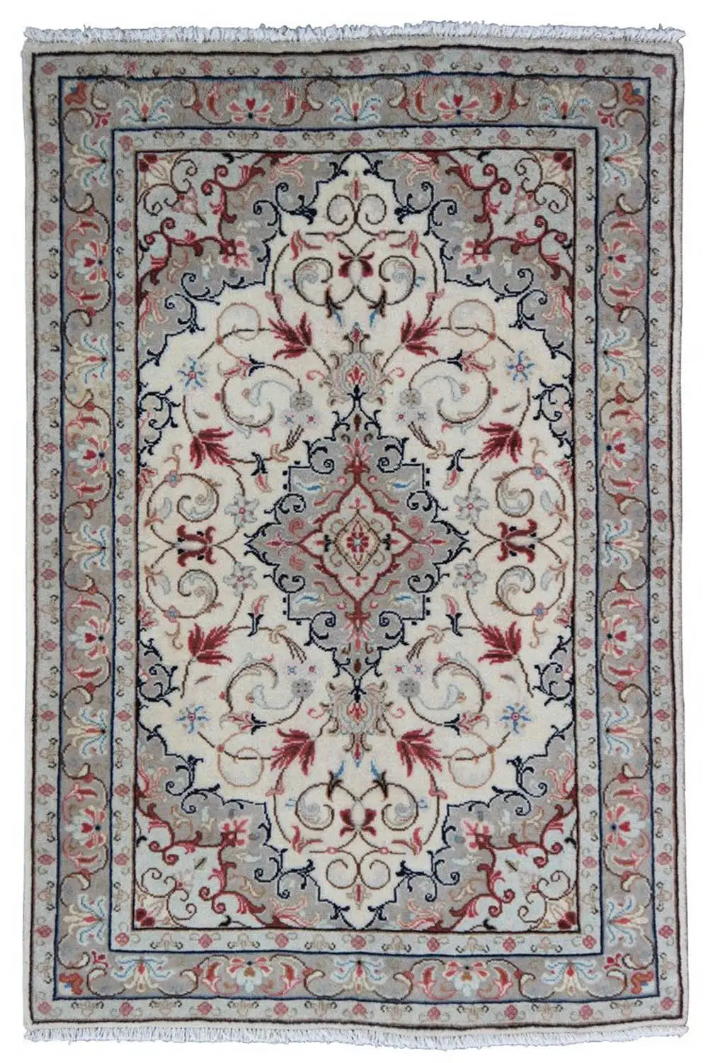Keshan - Beige (151x96 cm) - German Carpet Shop