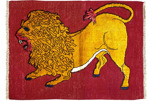 Soumakh - Lion 700004 (114x82 cm) - German Carpet Shop