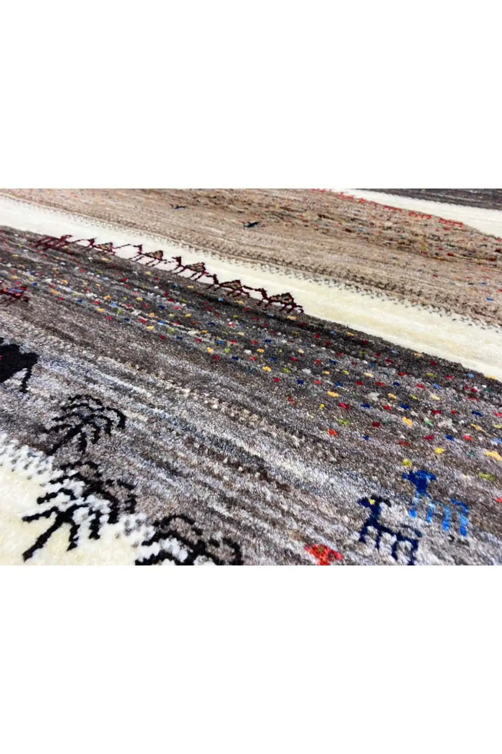 Gabbeh - (132x84 cm) - Premium Gabbeh from German Carpet Shop - Just €690! Shop now at German Carpet Shop