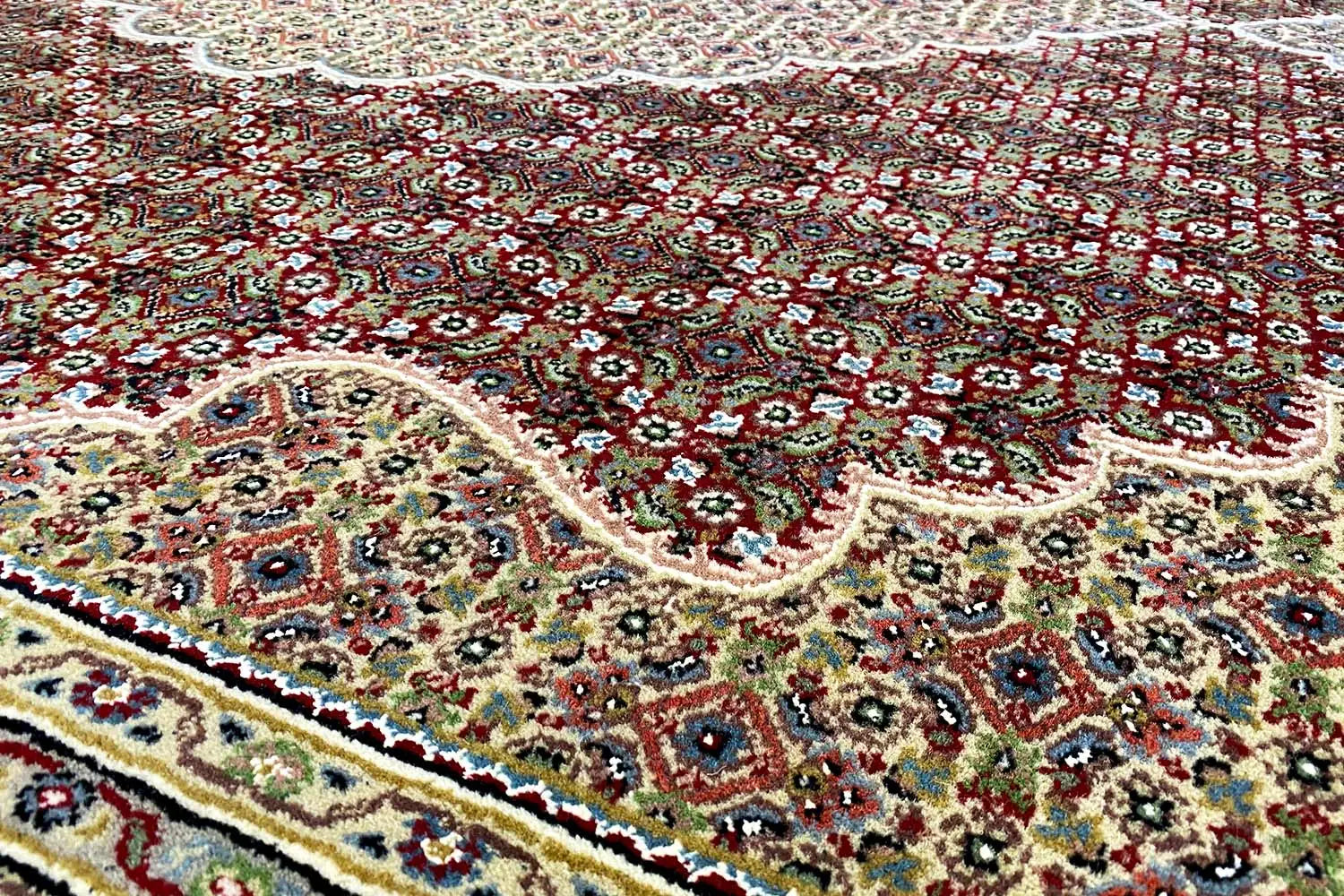 Indo Täbriz Teppich - (310x249cm) - German Carpet Shop