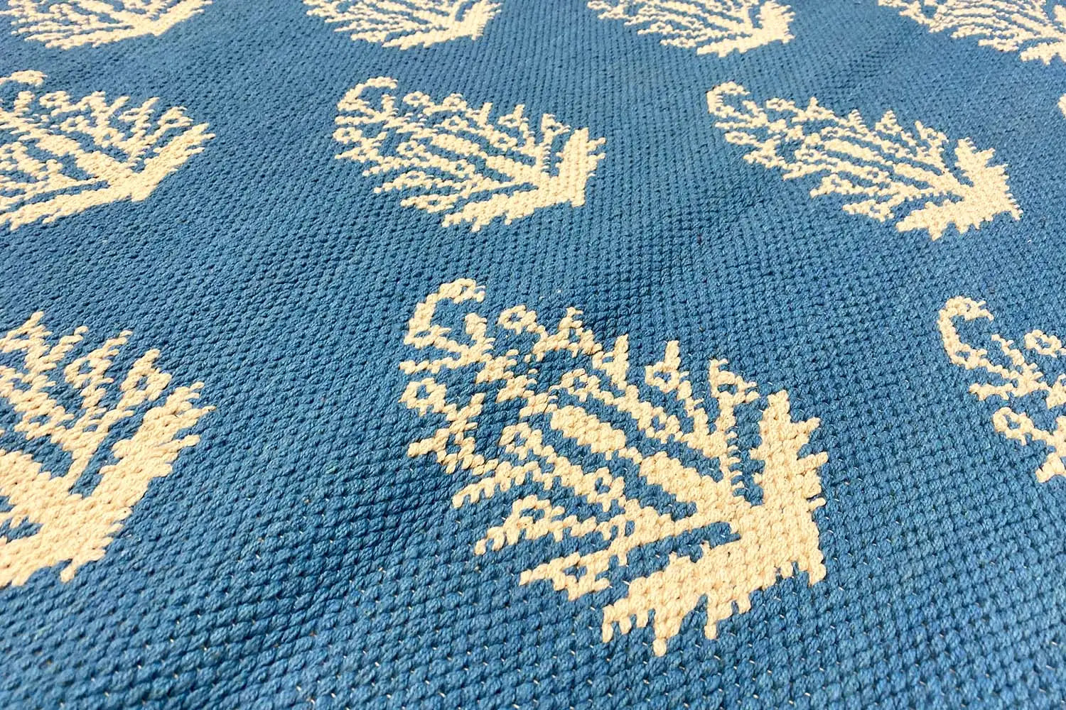 Moderne Kelim - Samak 06 Blue - German Carpet Shop