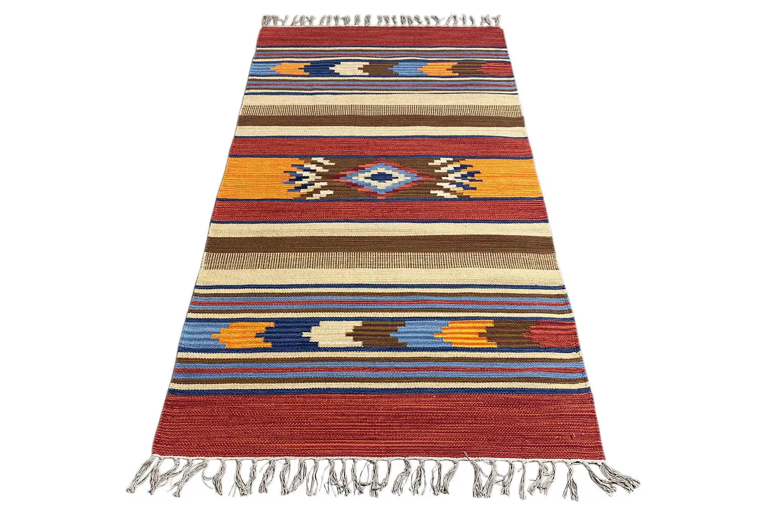 Moderner Kelim - Samak Multicolor - German Carpet Shop