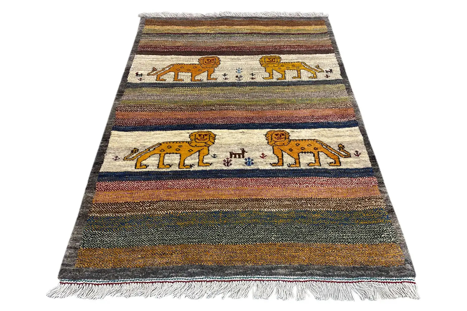 Löwen Gabbeh (120x78 cm) - German Carpet Shop