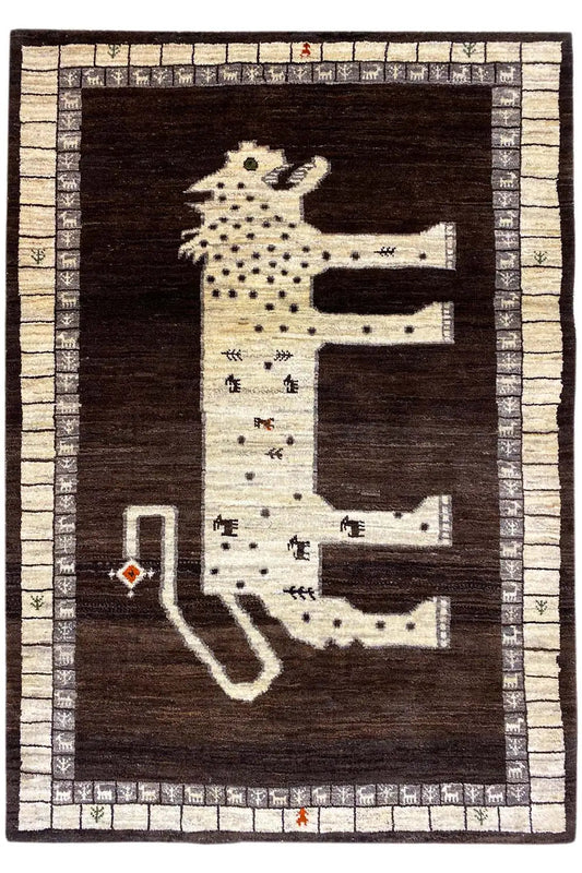 Löwen Gabbeh (176x124 cm) - German Carpet Shop