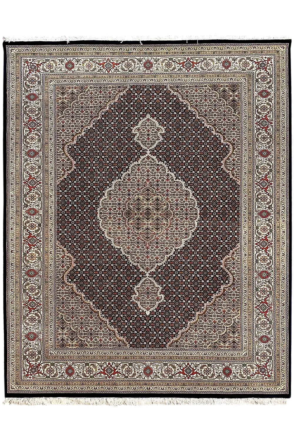 Indo Täbriz Teppich - (241x175cm) - German Carpet Shop