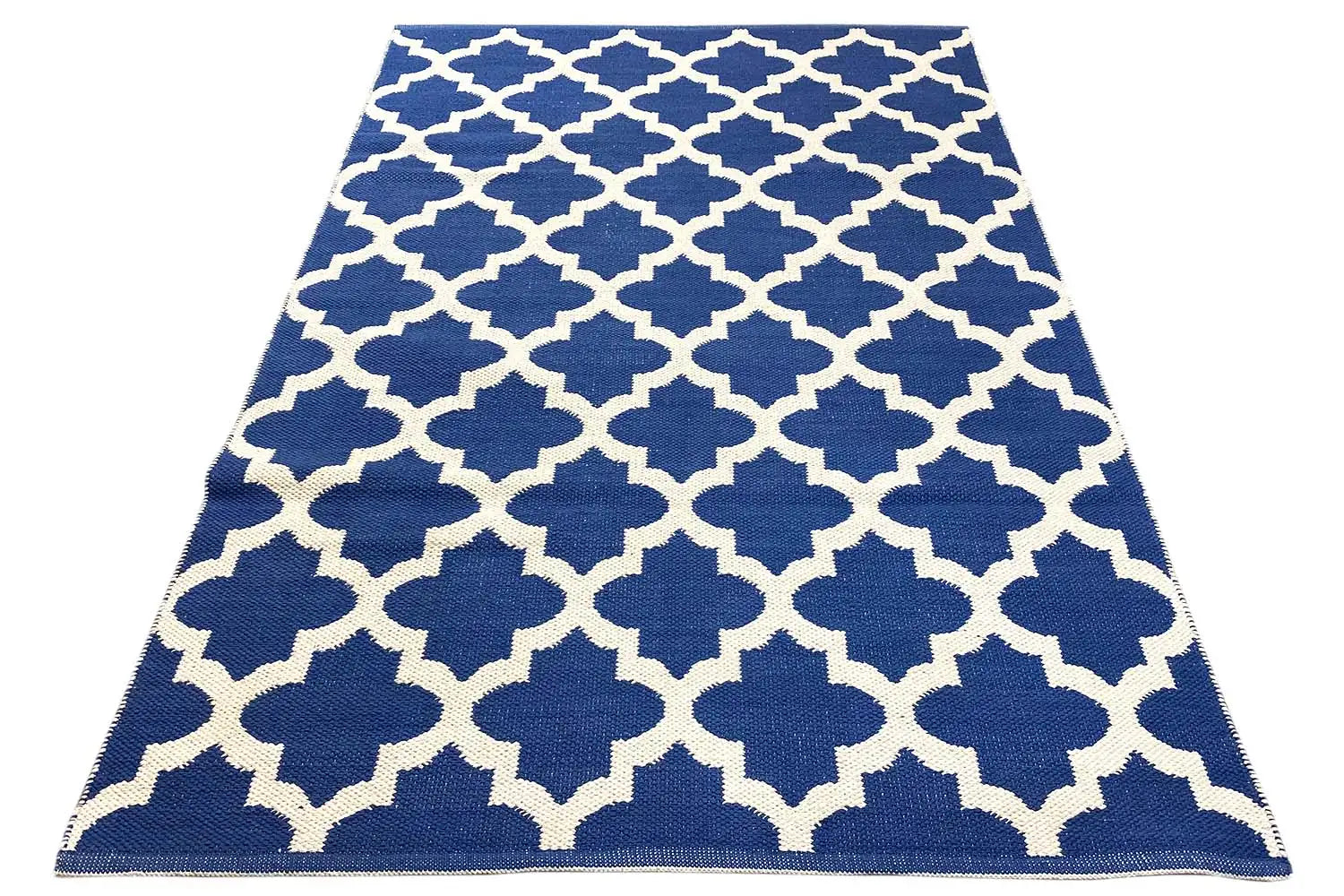 Moderner Kelim - Samak 03 Blue - German Carpet Shop