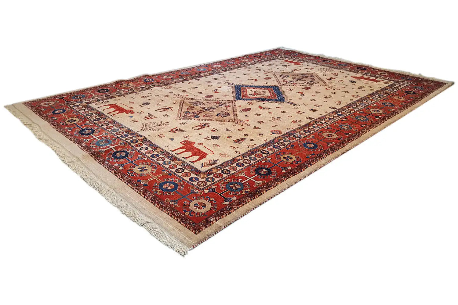 Qashqai Exklusiv 24038 - (300x197cm) - German Carpet Shop
