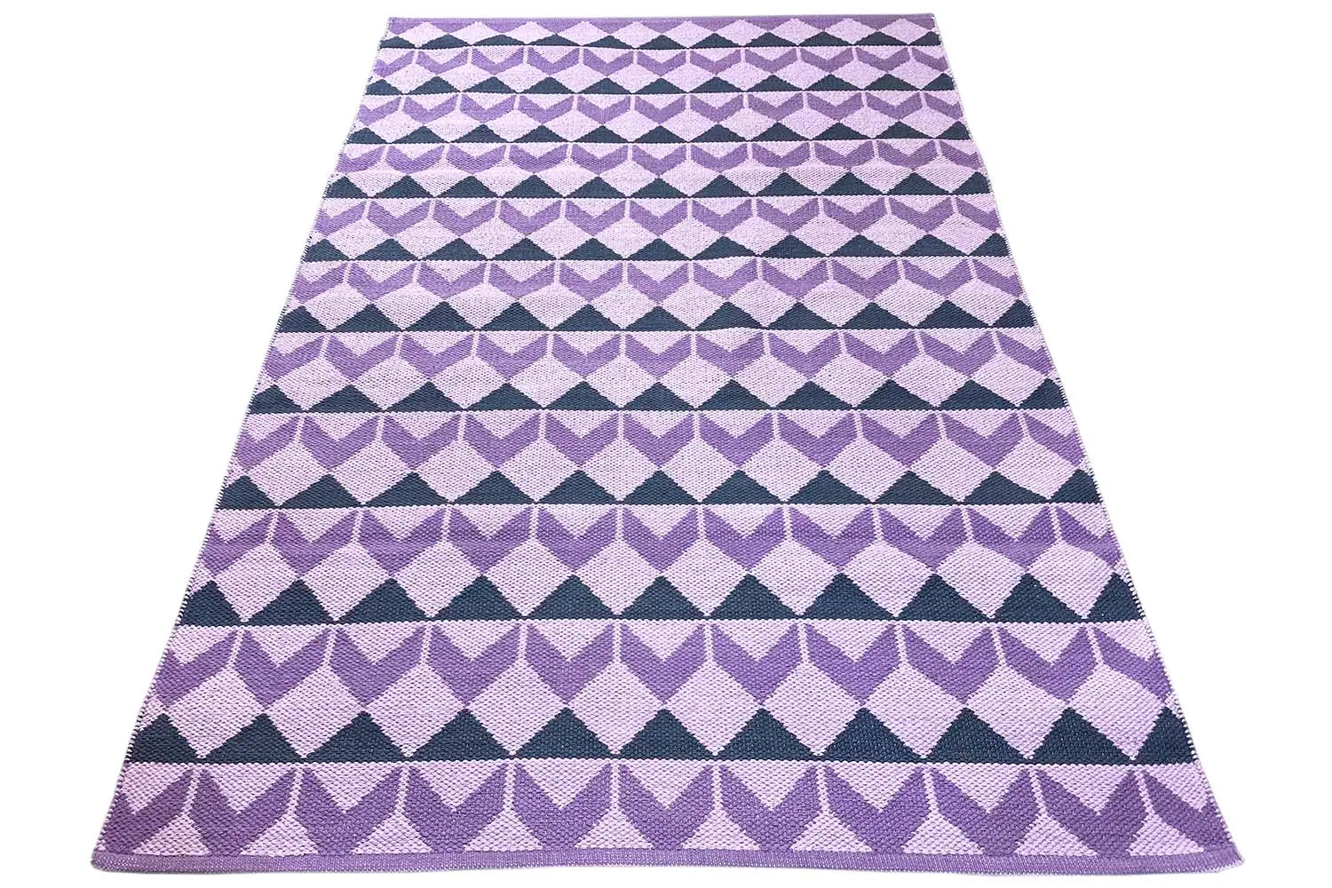 Moderner Kelim - Samak 05 Violet - German Carpet Shop