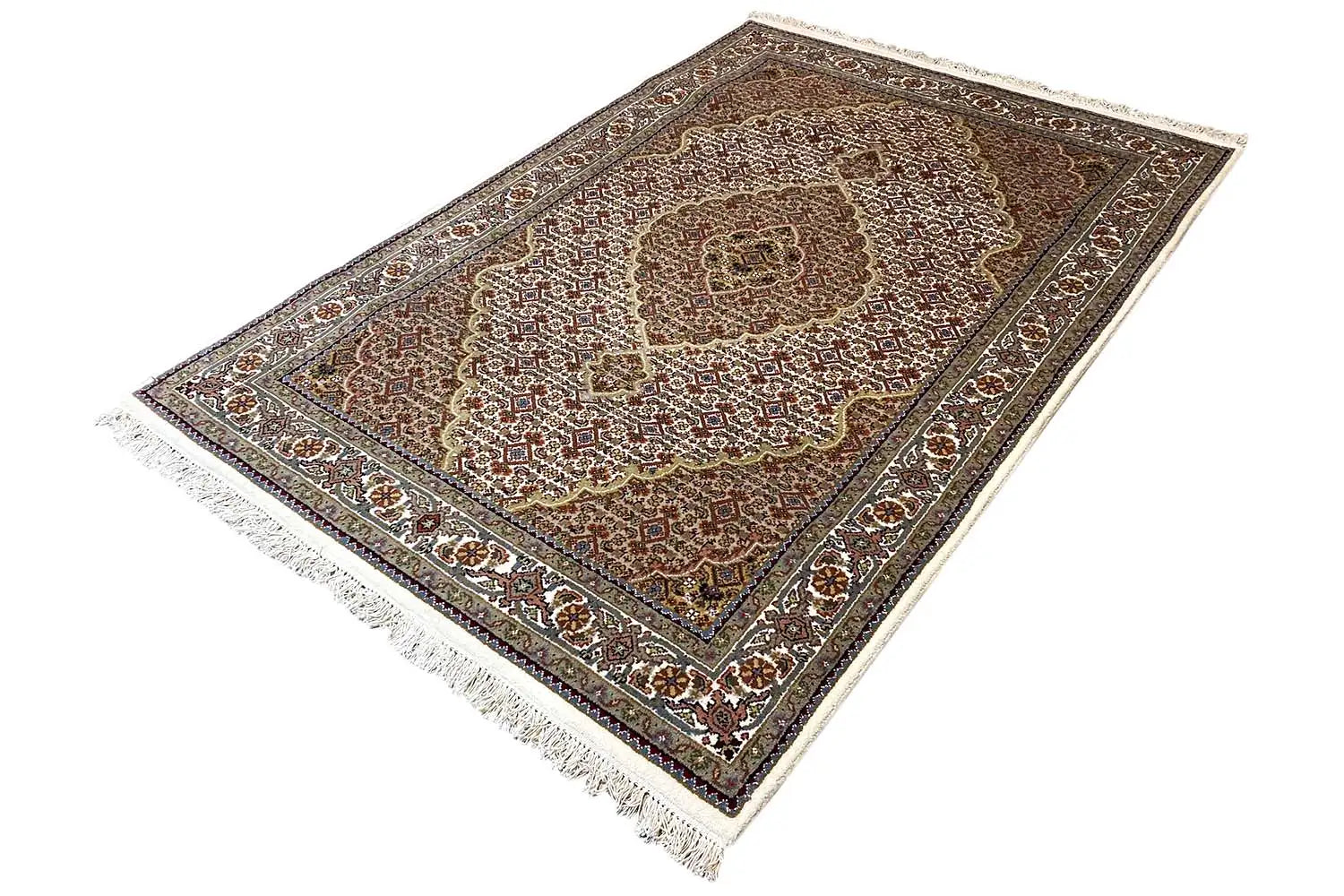 Indo Täbriz Teppich - (184x123cm) - German Carpet Shop