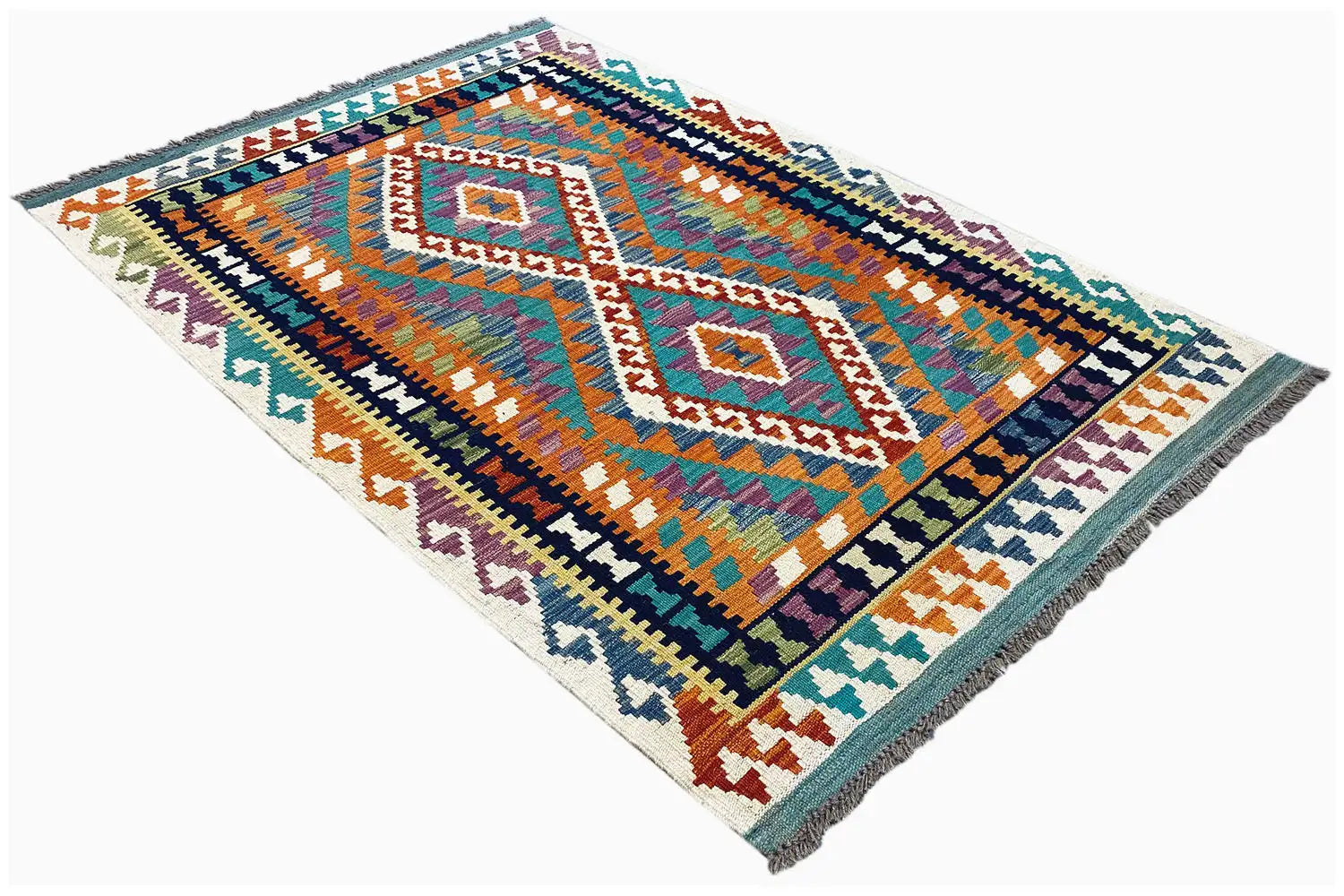 Kelim Afghan - (150x101cm) - German Carpet Shop