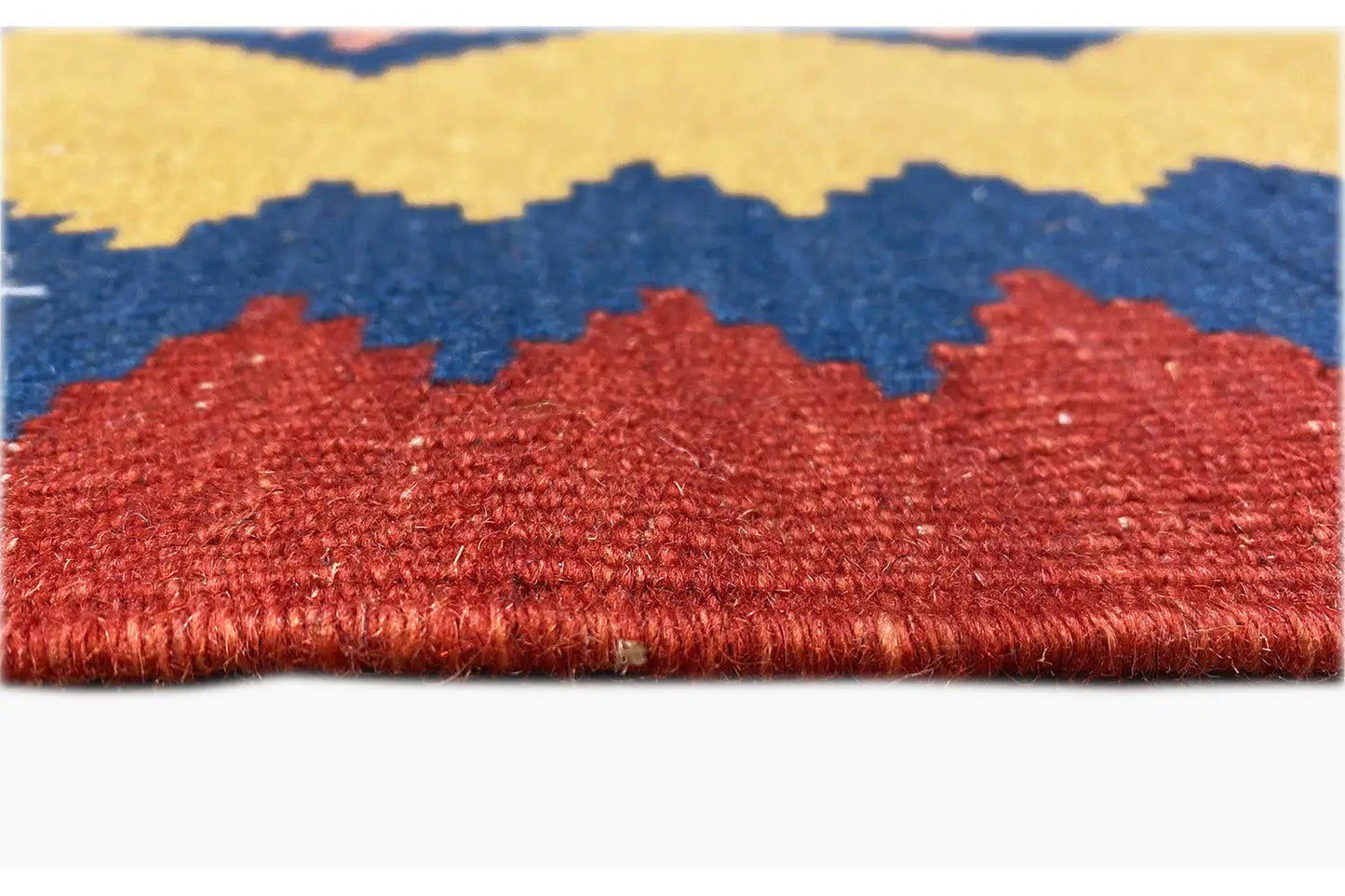 Kilim Qashqai - 802420 (88X58 cm) - Premium Kelim from German Carpet Shop - Just €75! Shop now at German Carpet Shop