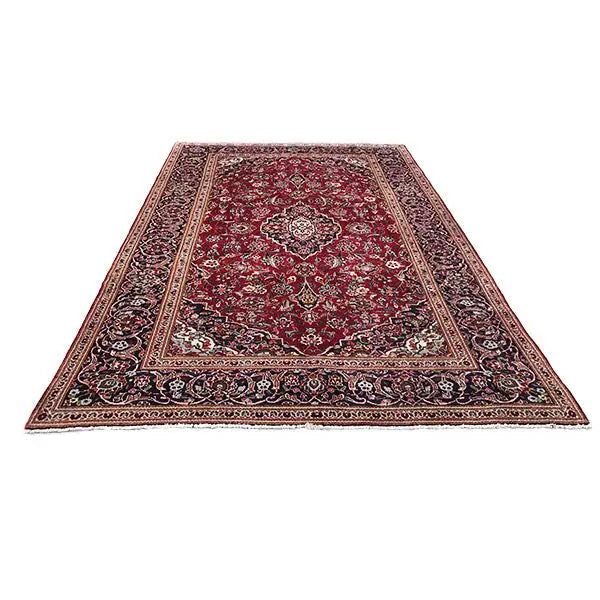 Keshan - Rot (319x221 cm) - German Carpet Shop