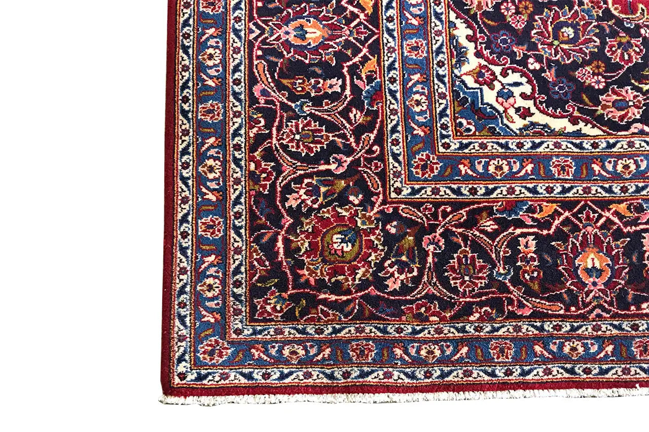 Keshan - Rot (307x206 cm) - German Carpet Shop