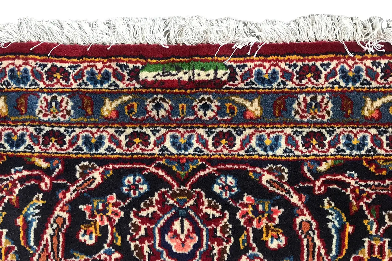 Keshan - Rot (354x253 cm) - German Carpet Shop