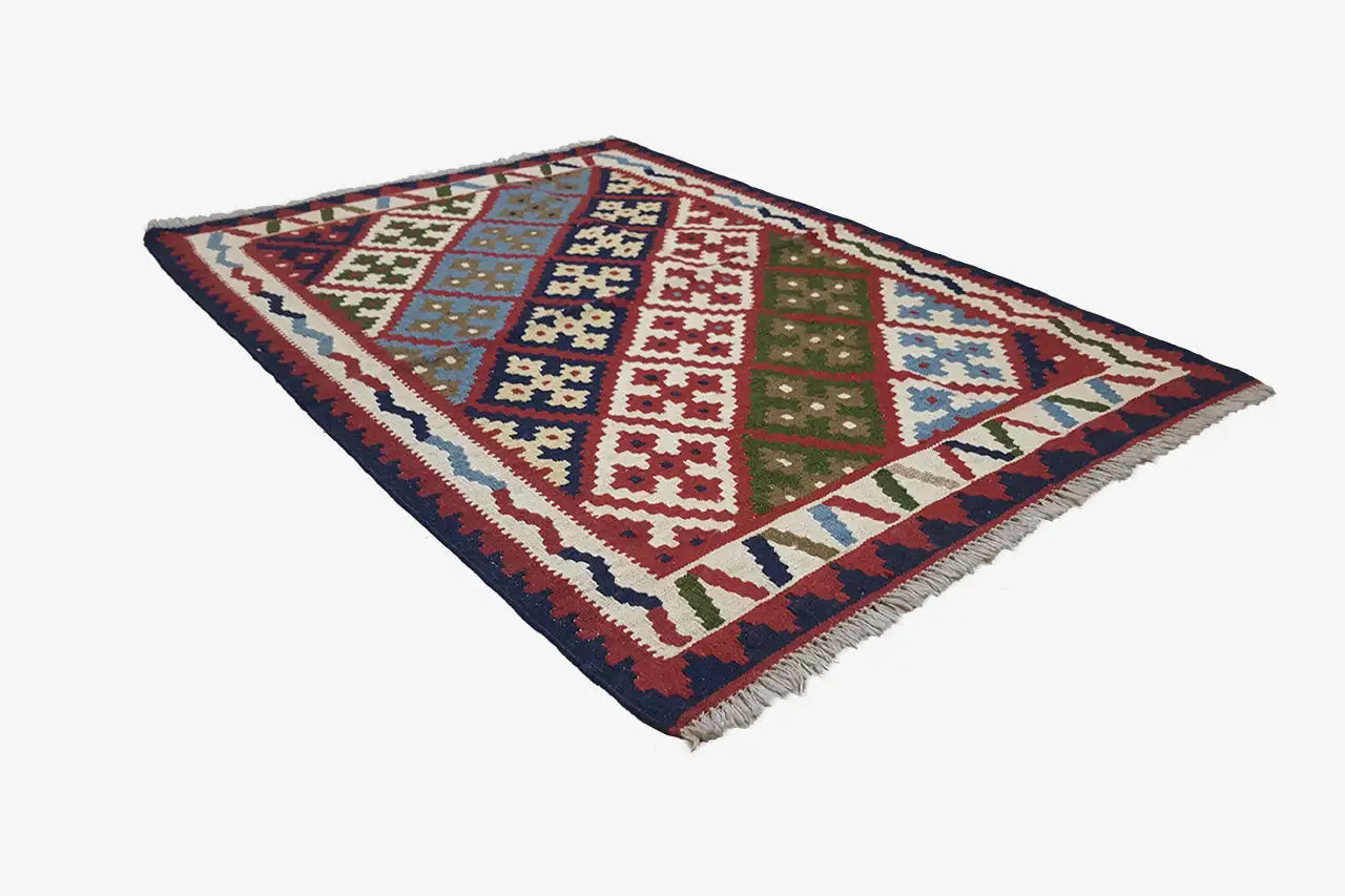 Kilim Qashqai - Multicolor 11PL 145x101 cm - German Carpet Shop