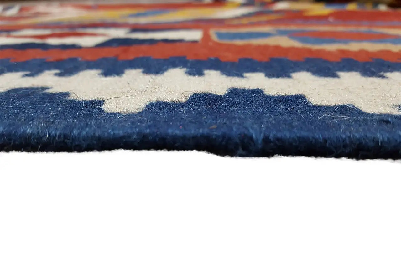 Kilim Qashqai - 802411 (230x153 cm) - Premium Kelim from German Carpet Shop - Just €349! Shop now at German Carpet Shop