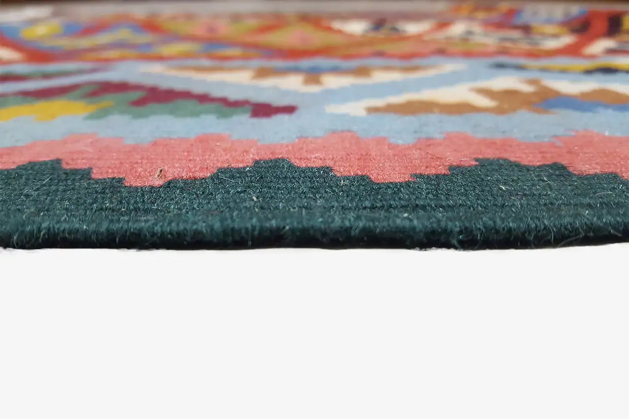 Kilim Qashqai - Multicolor 9PL 151x106 cm - German Carpet Shop