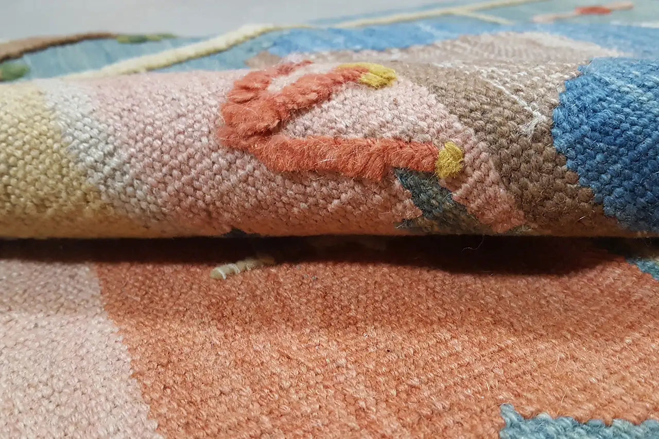 Kilim Qashqai  - 800601 (148x104 cm) - Premium Kelim from German Carpet Shop - Just €229! Shop now at German Carpet Shop