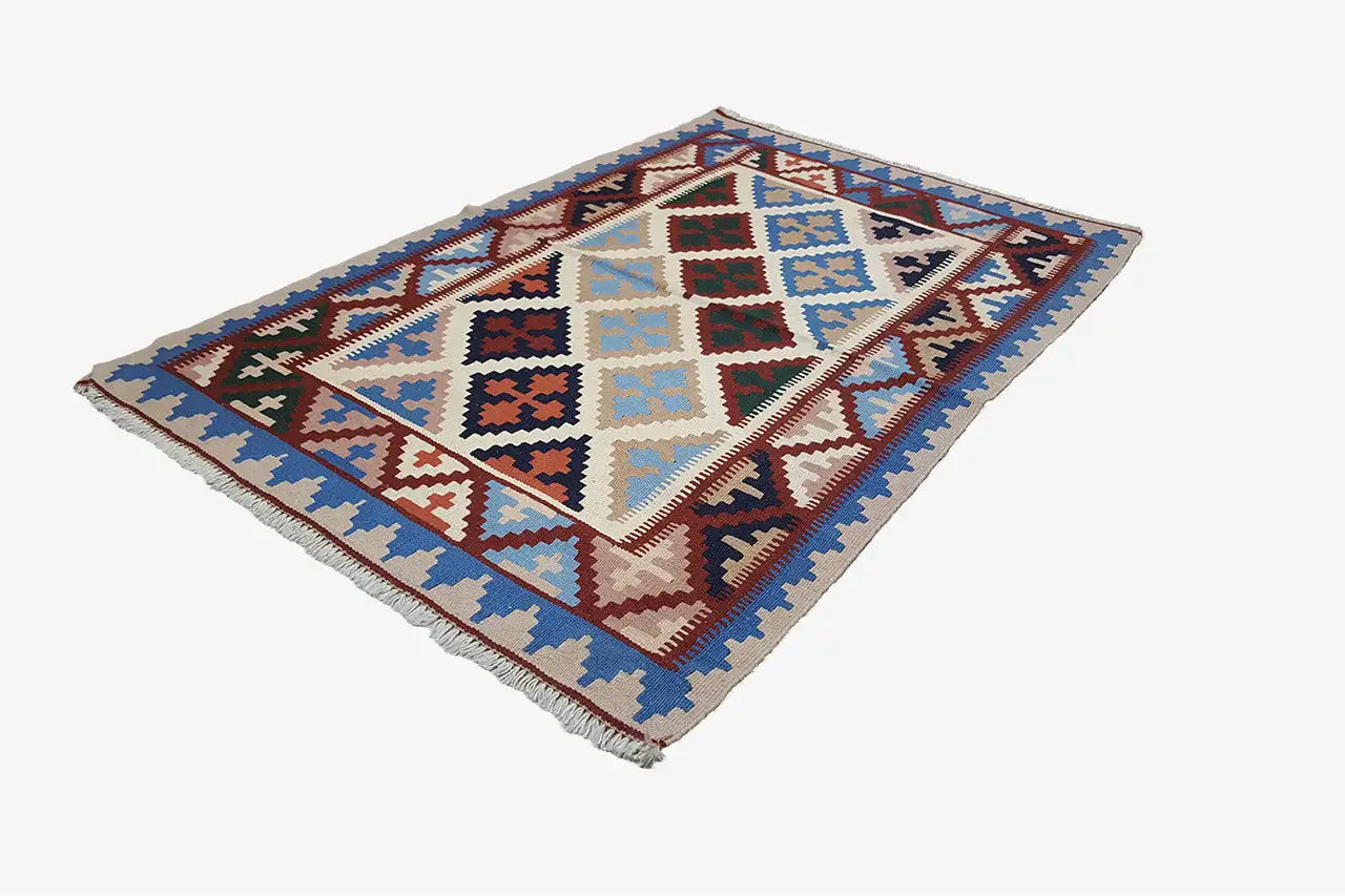Kilim Qashqai - Multicolor 2PL 145x98 cm - German Carpet Shop