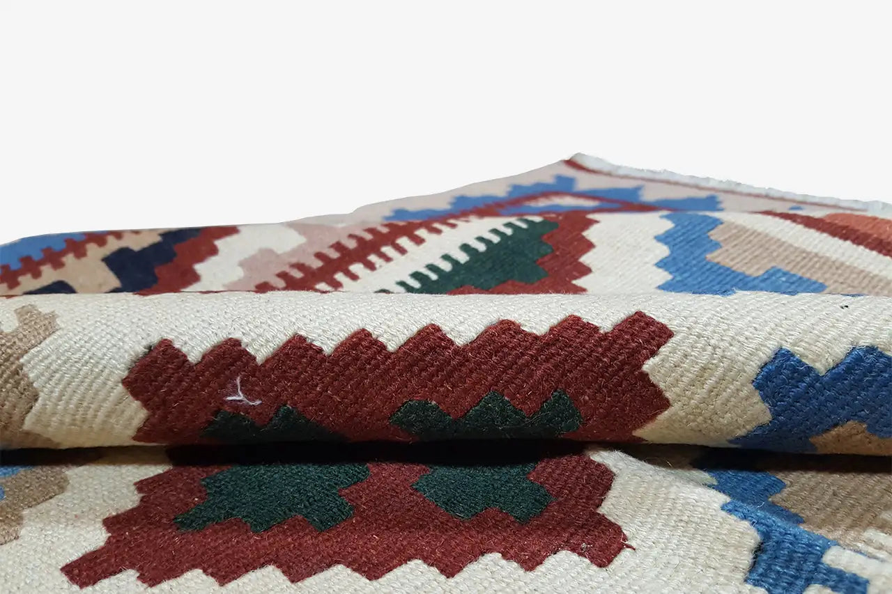Kilim Qashqai - Multicolor 2PL 145x98 cm - German Carpet Shop