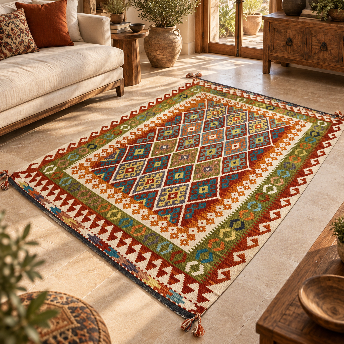 KELIM AFGHAN TEPPICHE