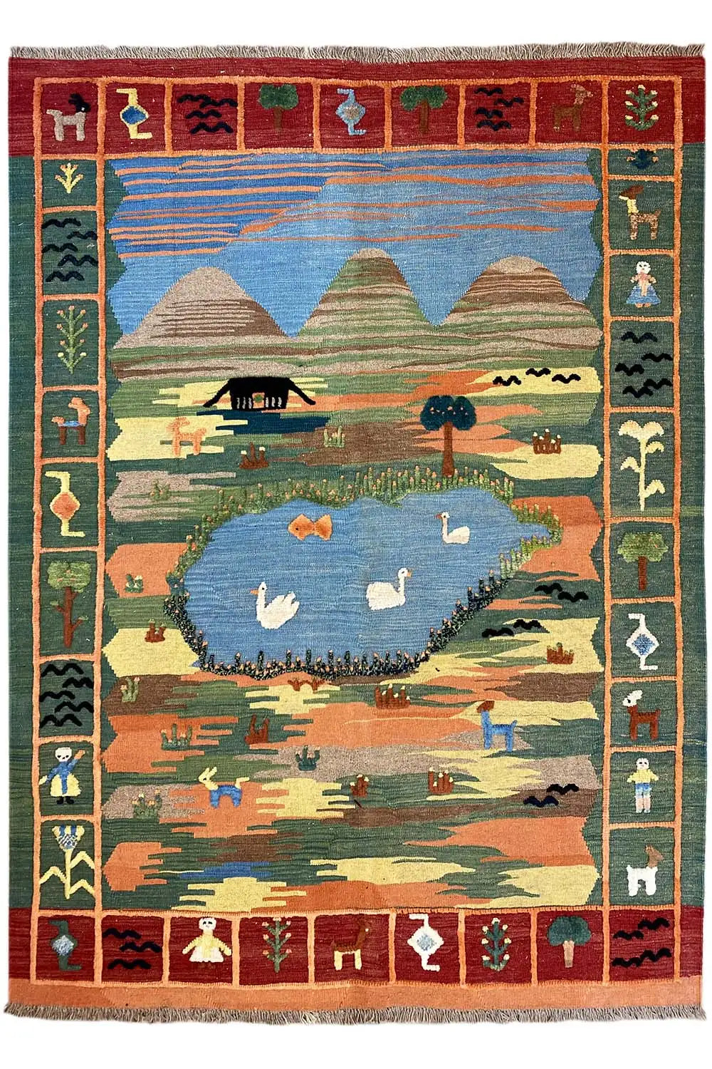 Kelim Qashqai Teppiche - German Carpet Shop