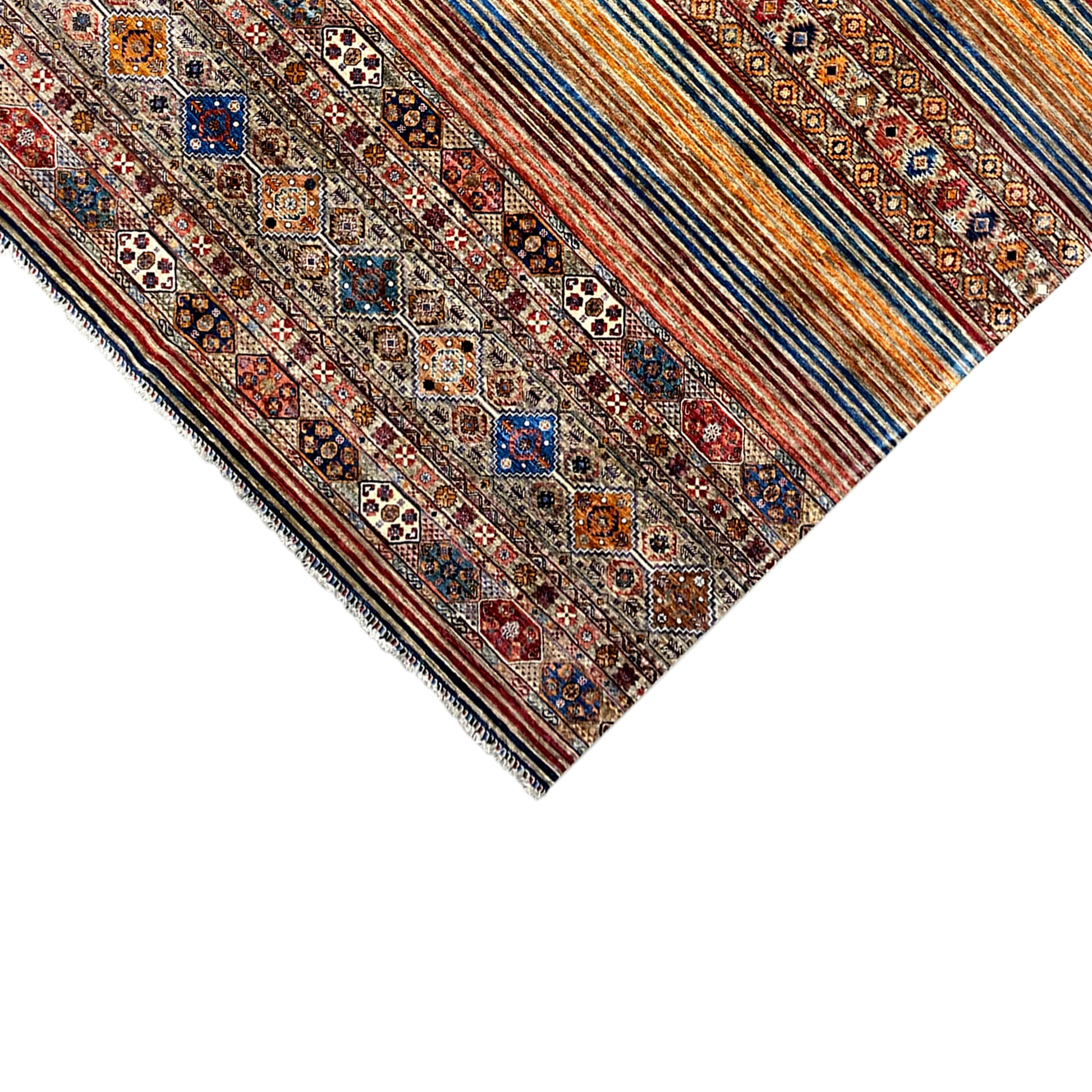 Bunter Khorjin Teppich 372x275 cm - German Carpet Shop