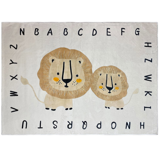 Kinderteppich „Löwe“, Beige, 160x230 cm