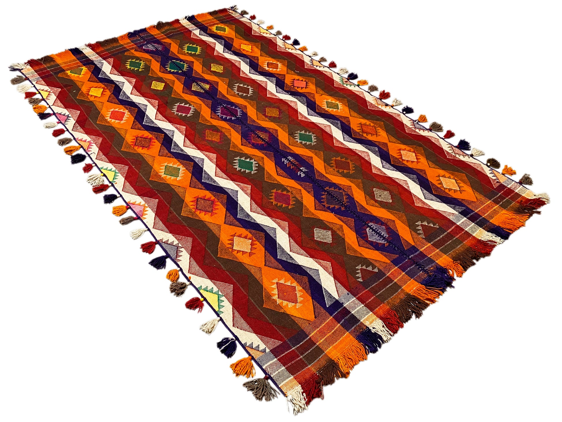 Muster Rauten Geometrisch Jajim Teppich