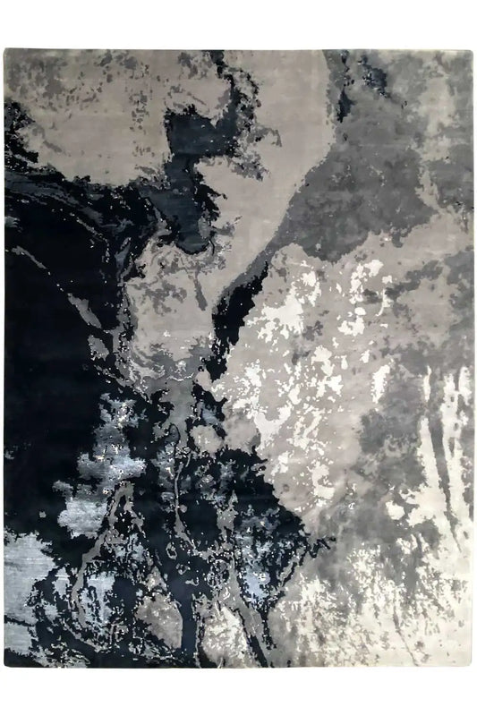 Designer Rug by Pascal Walter - Stormy Sea (313x251 cm) - German Carpet Shop