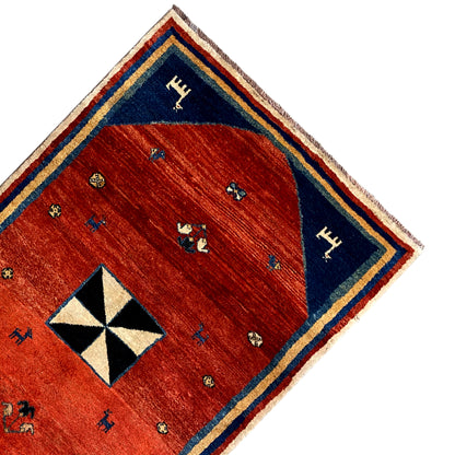 Gabbeh Teppich 188x116cm