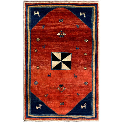 Gabbeh Teppich 188x116cm