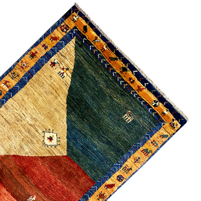 Gabbeh Teppich 175x142cm
