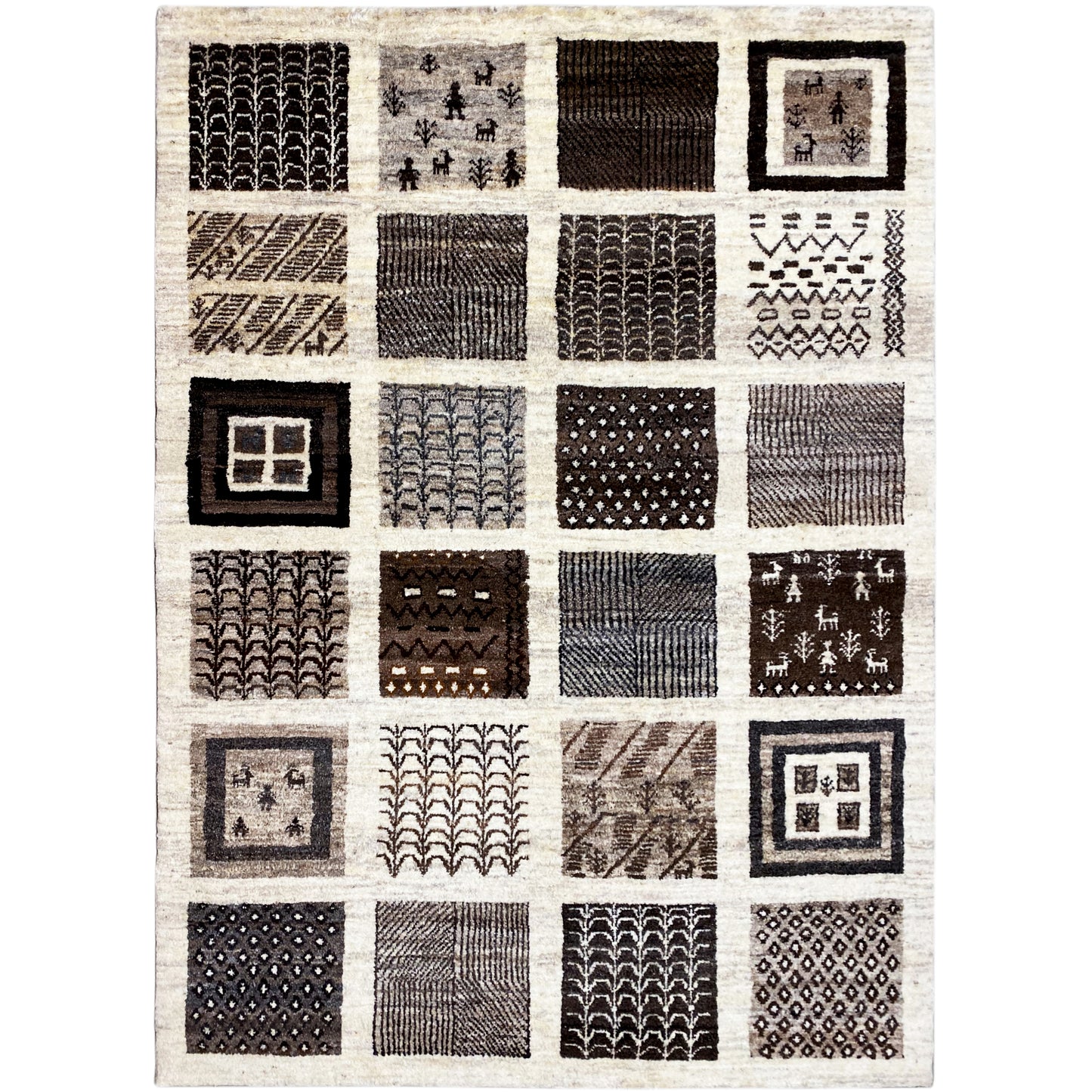 Gabbeh Teppich 198x150 cm