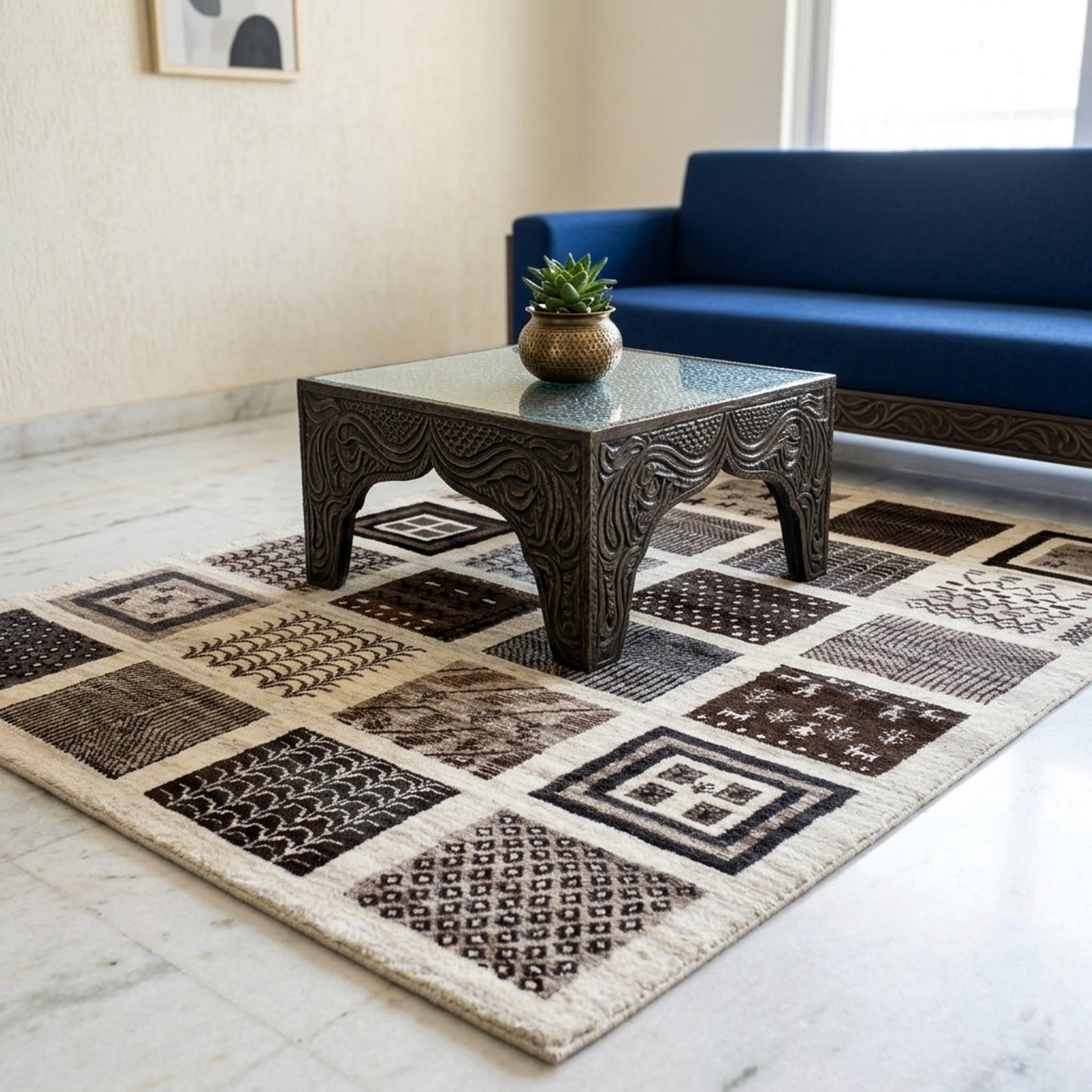 Gabbeh Teppich 198x150 cm