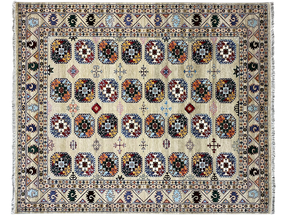 Indo Afghan Teppich - 302x247 cm