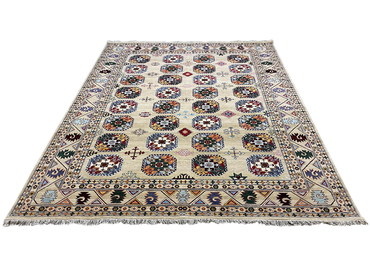 Indo Afghan Teppich - 302x247 cm