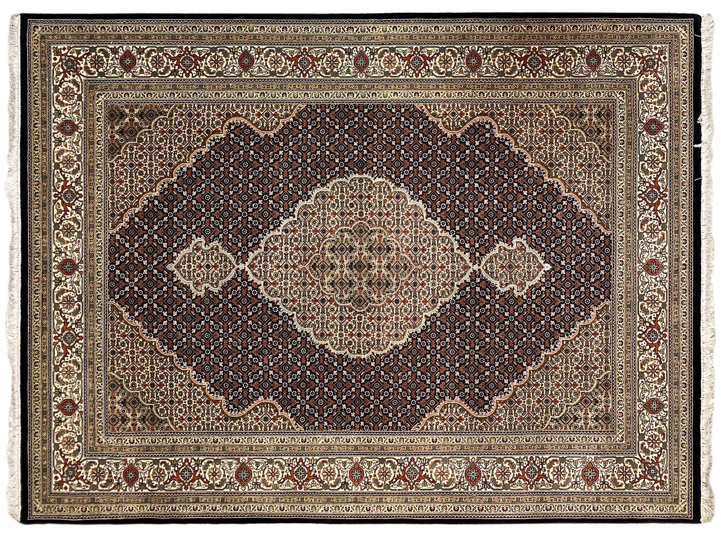 Indo Täbriz Teppich - 241x175 cm