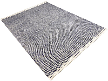 Marineblau Kelim Teppich - 160x230 cm