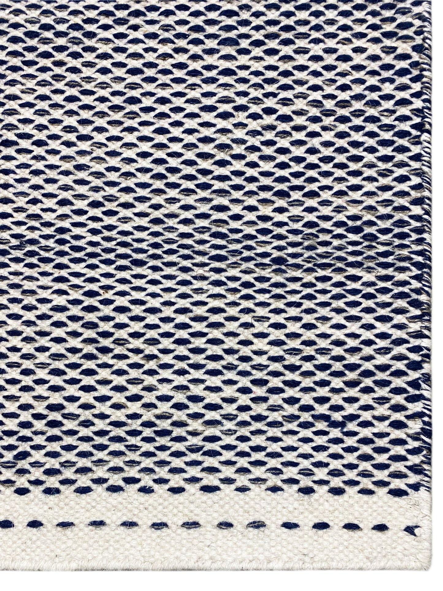 Marineblau Kelim Teppich - 160x230 cm