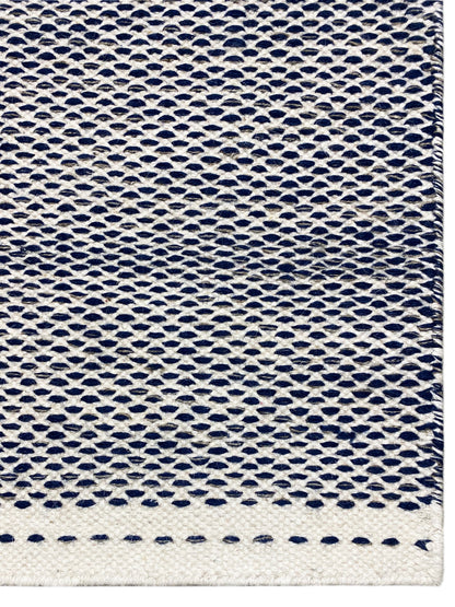 Marineblau Kelim Teppich - 160x230 cm