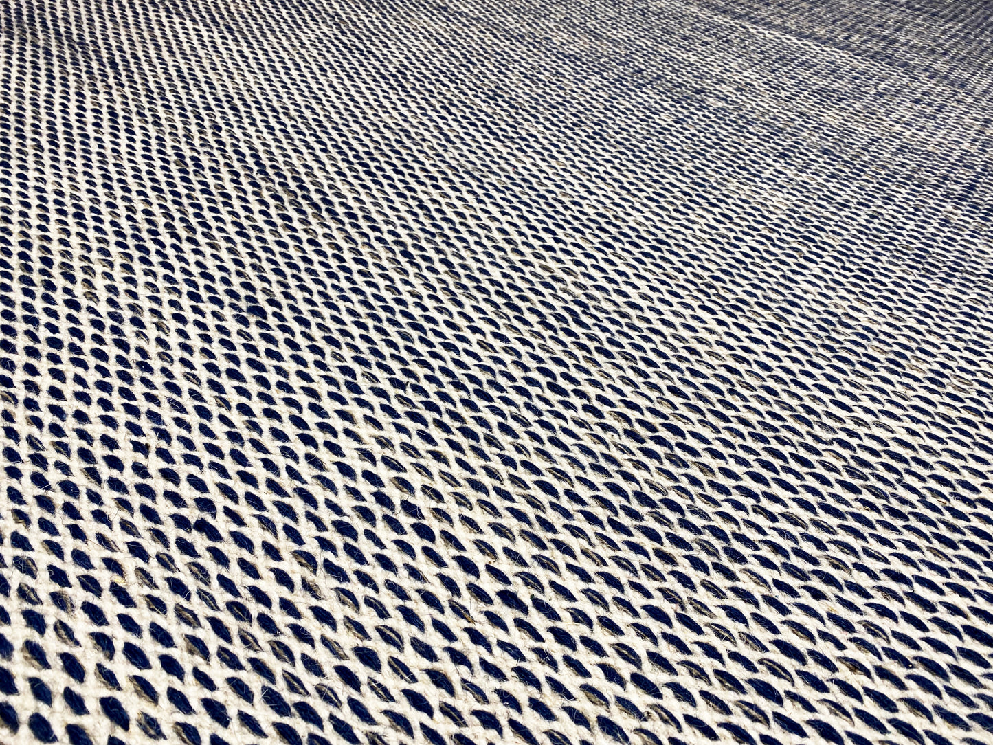 Marineblau Kelim Teppich - 160x230 cm