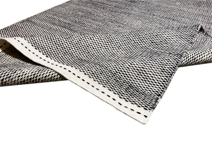 Schwarz Kelim Teppich - 160x230 cm