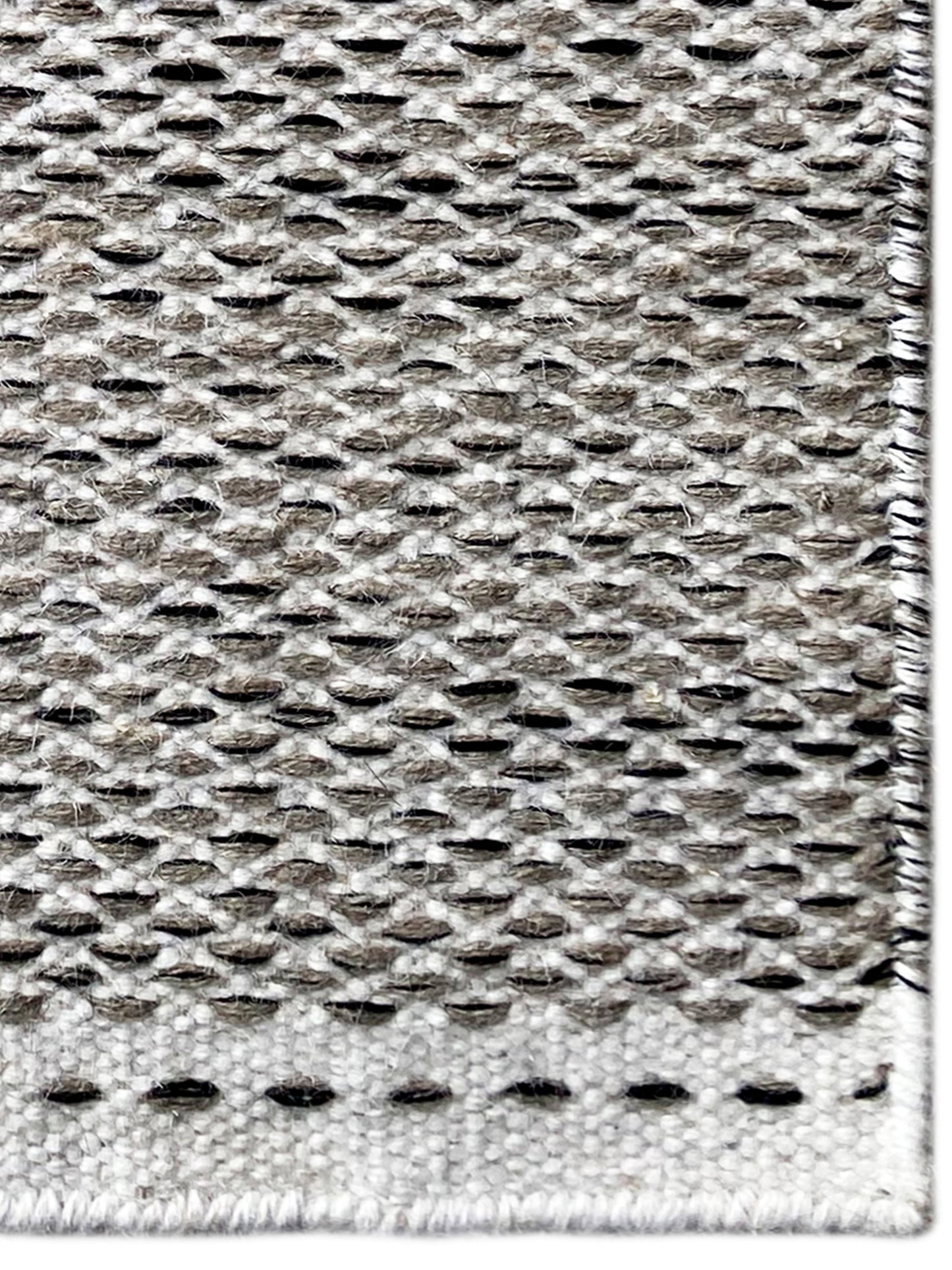 Kelim Teppich Grau- 60x90 cm