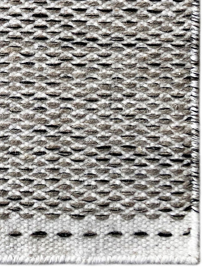 Kelim Teppich Grau- 60x90 cm